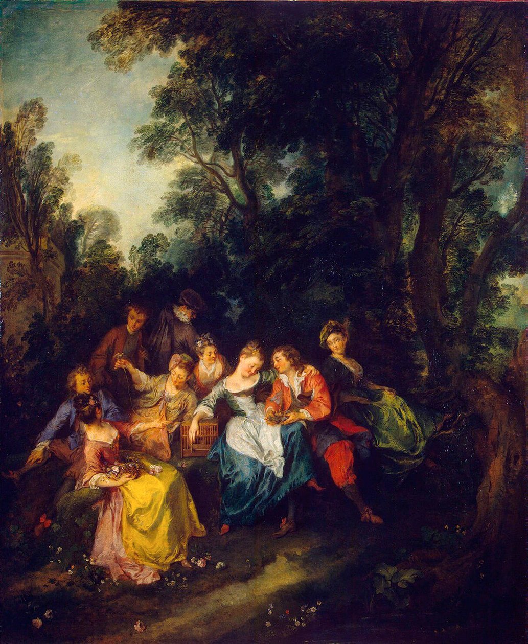 Kevät, 1730. tekijältä Nicolas Lancret