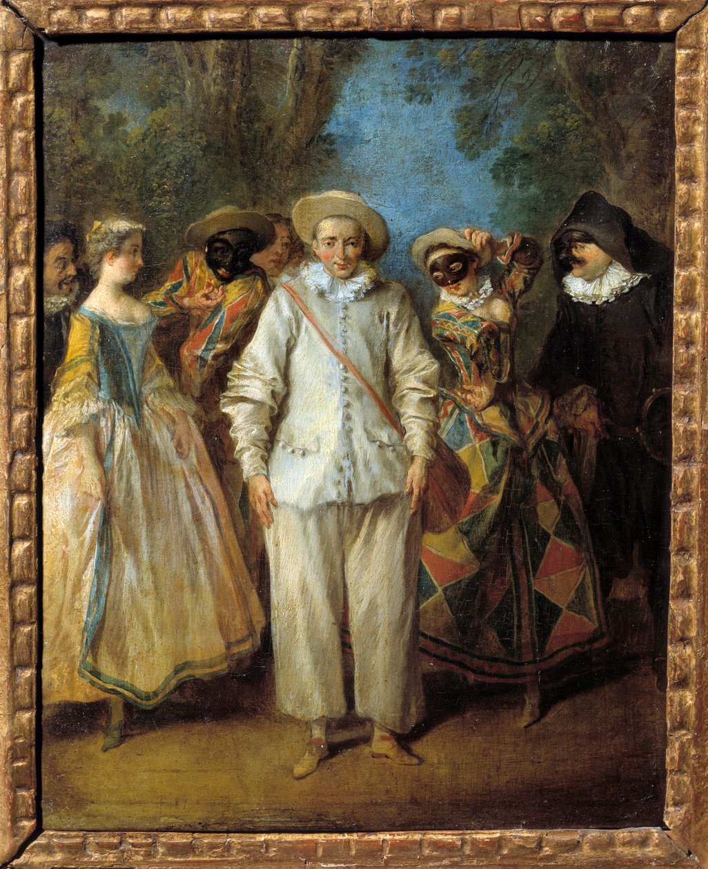 Italian komedian (commedia dell