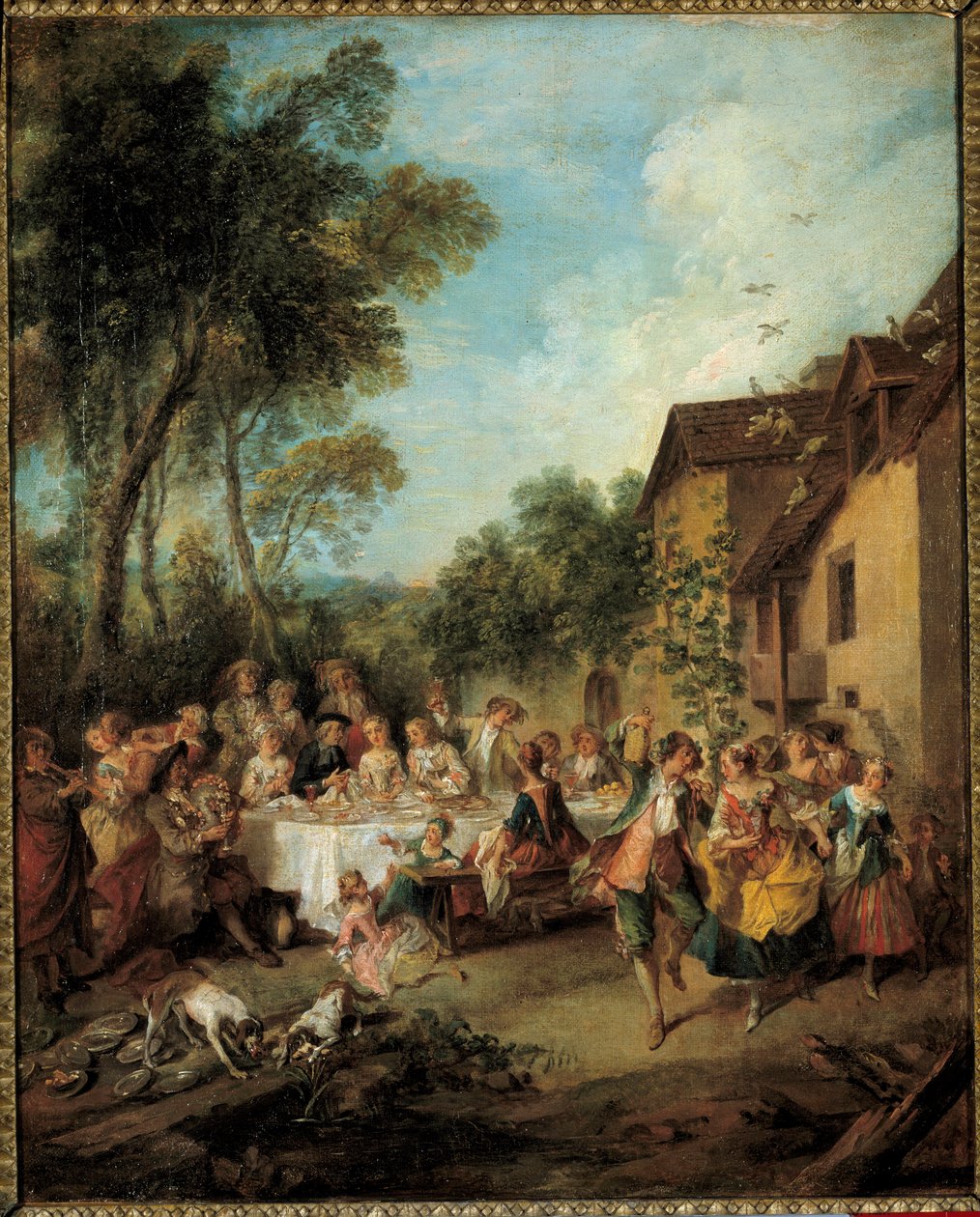 Nicolas Lancretin (1690-1743) häämatkamaalaus 1700-luvun Angers, Kuvataidemuseo tekijältä Nicolas Lancret