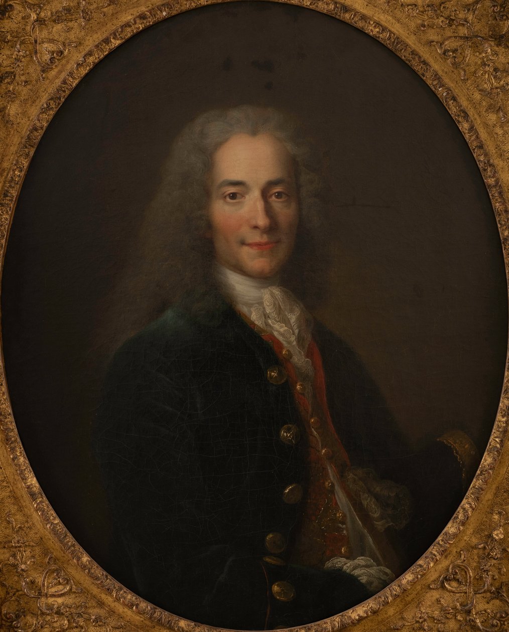Voltairen muotokuva 1694-1778 vuonna 1718, noin 1718-1724. tekijältä Nicolas Largillière de