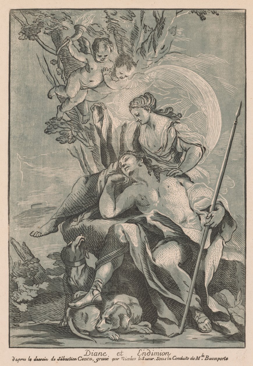 Diana ja Endymion. tekijältä Nicolas LeSueur