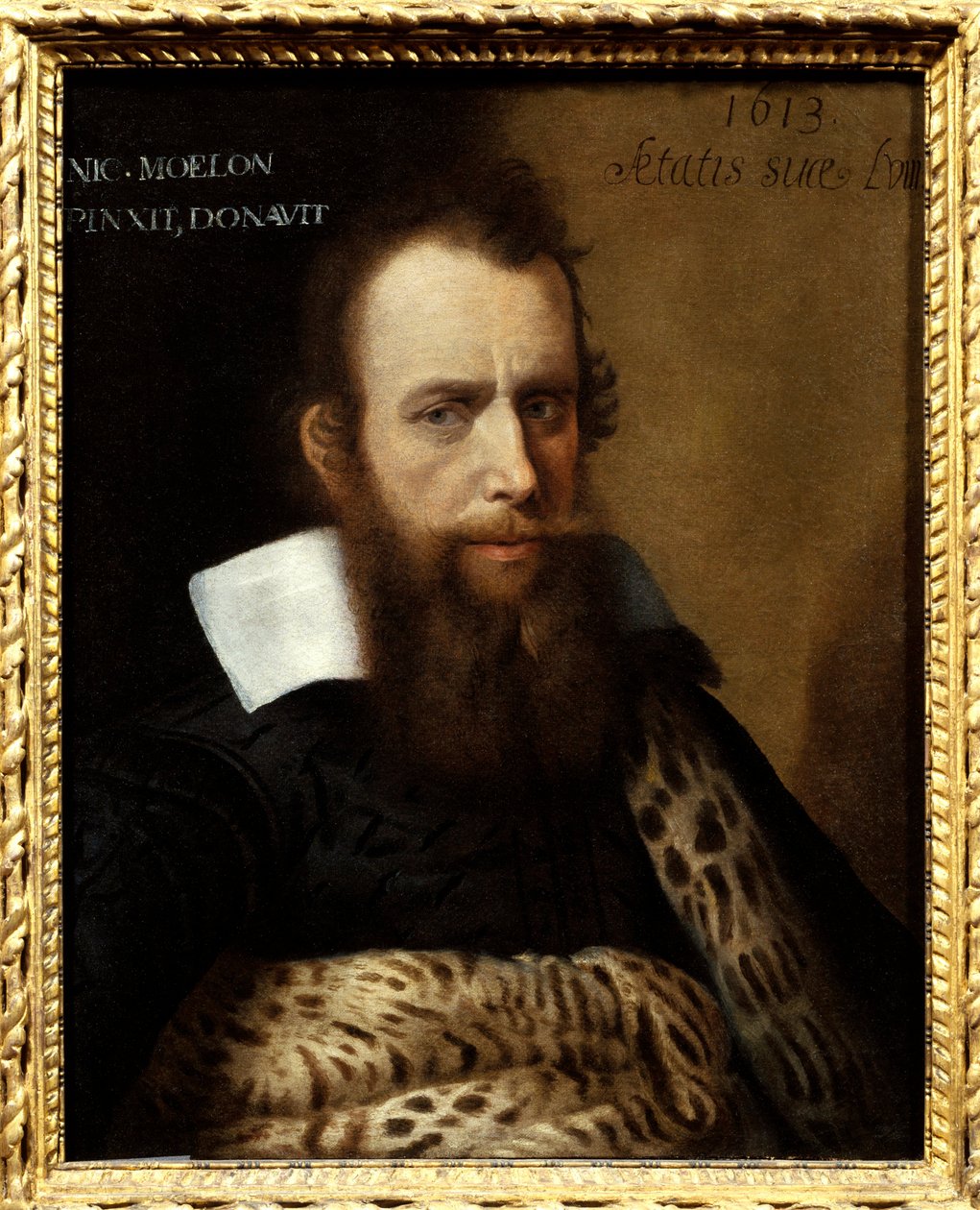 Eustache de La Sallen muotokuva. Nicolas Moillonin (tai Moelonin, noin 1550-1619) maalaus tekijältä Nicolas Moillon