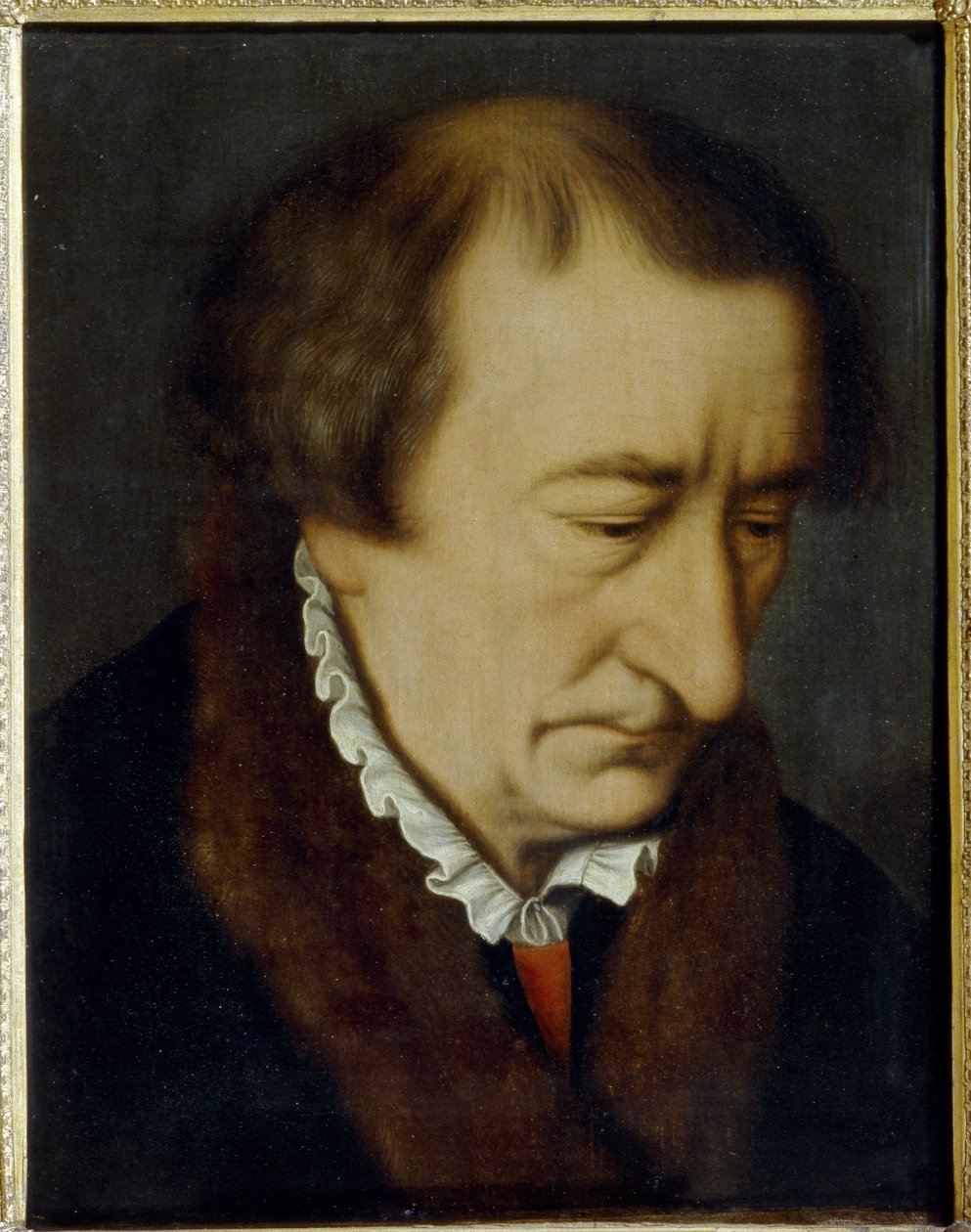 Johann Neudorffer vanhemman (1497-1563) muotokuva (J. Neudorffer vanhemman muotokuva). Mestarikirjailija kokoelman Fundament (1519, Nürnberg), vanhimman painetun kirjoittamisen käsikirjan kirjoittaja. Nicolas Neufchatelin maalaus (noin 1527-noin 1590), ölj tekijältä Nicolas Neufchatel