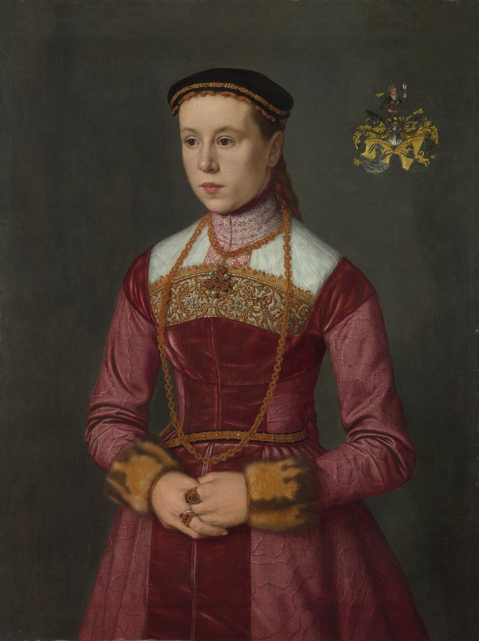 Nuoren naisen muotokuva, noin 1561 tekijältä Nicolas Neufchatel