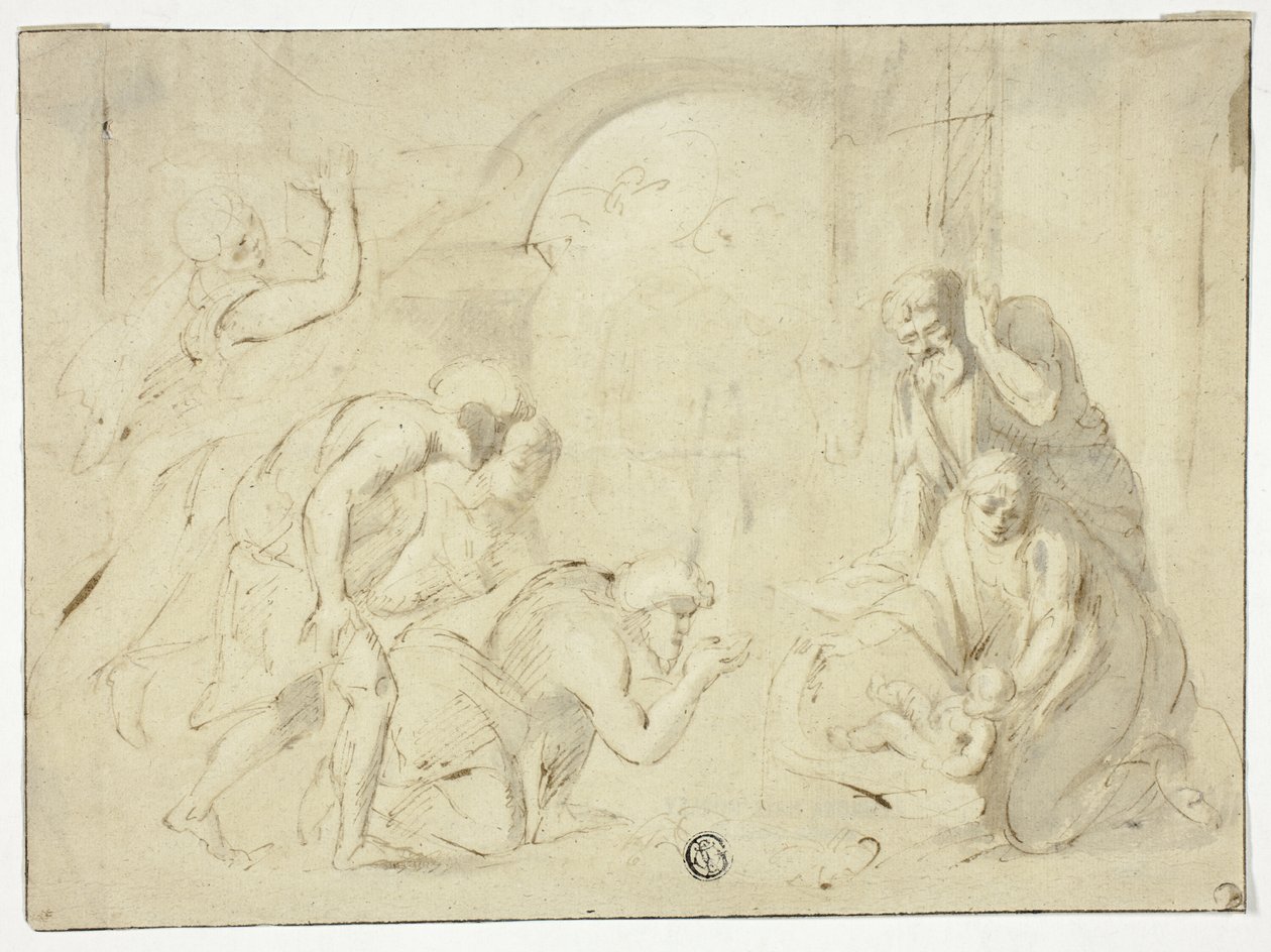 Paimenten palvonta tekijältä Nicolas Poussin