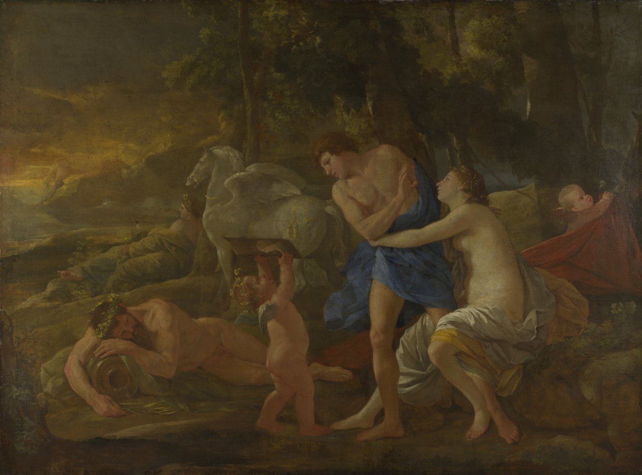 Cephalus ja Aurora, noin 1630 tekijältä Nicolas Poussin