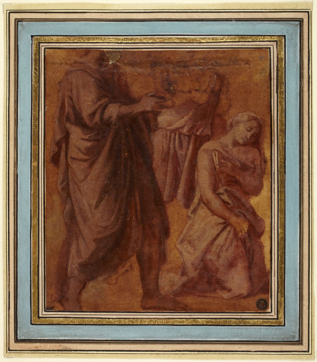 Christus und die Ehebrecherin tekijältä Nicolas Poussin