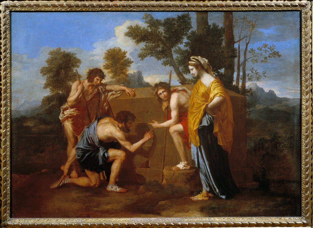Et in Arcadia ego tai The Shepherds of Arcadia tekijältä Nicolas Poussin