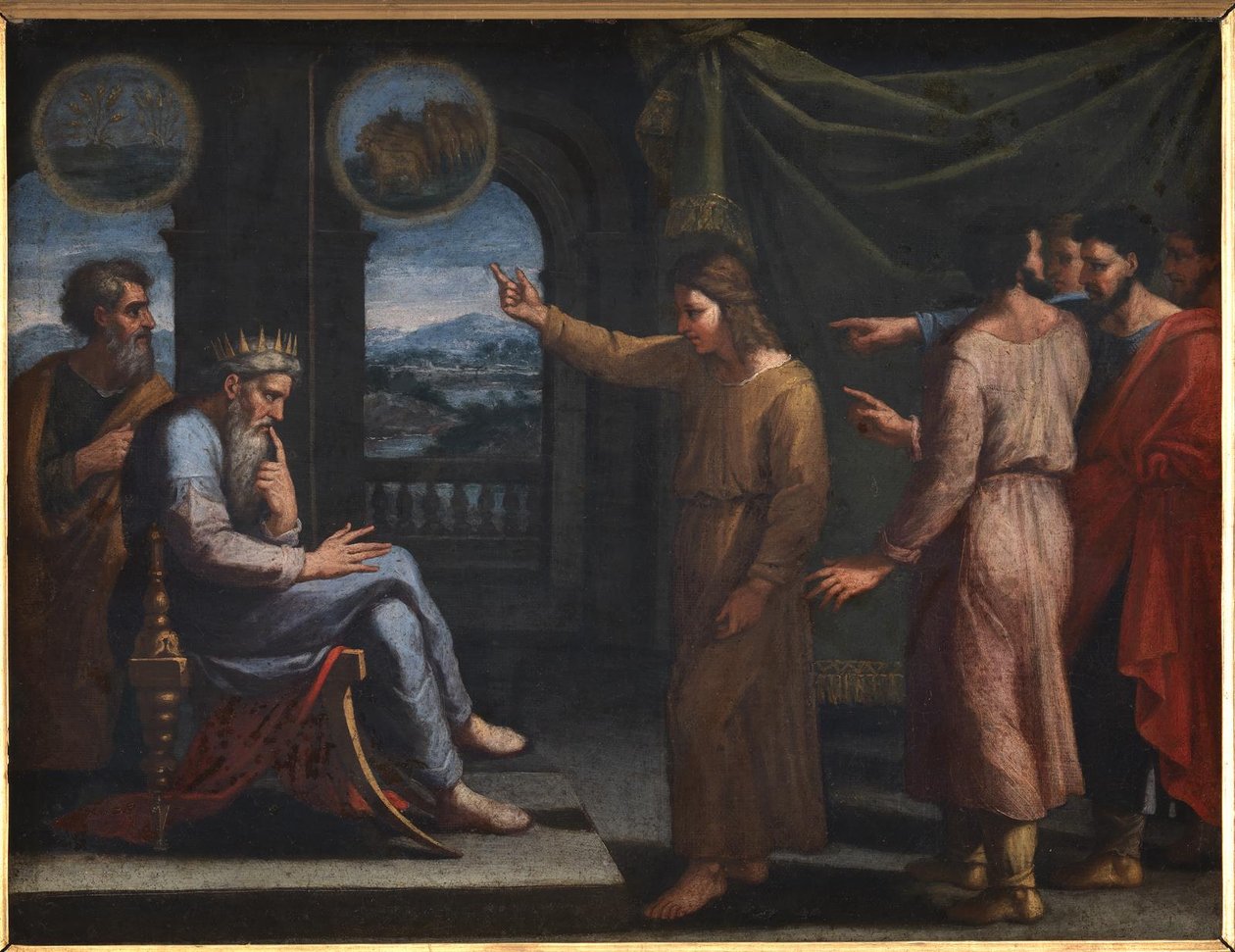 Joosef tulkitsee faraon unta tekijältä Nicolas Poussin