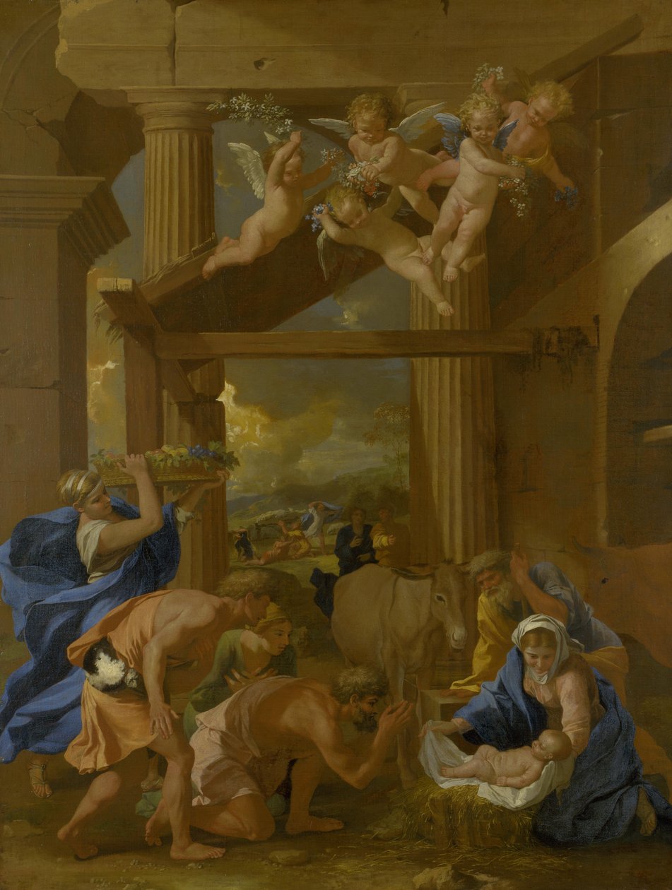 Paimenten palvonta tekijältä Nicolas Poussin