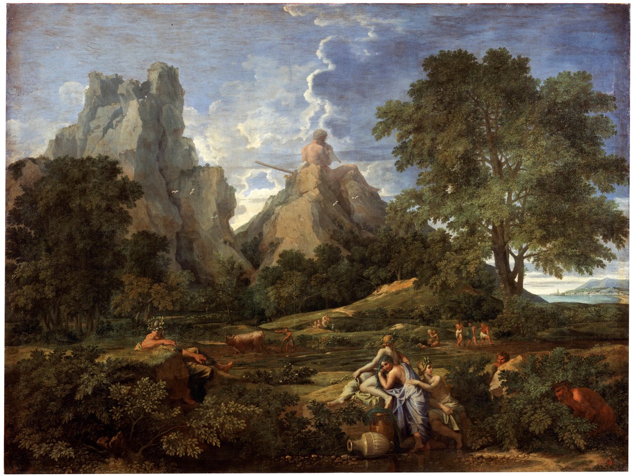 Maisema Polyphemuksen kanssa, 1649. tekijältä Nicolas Poussin