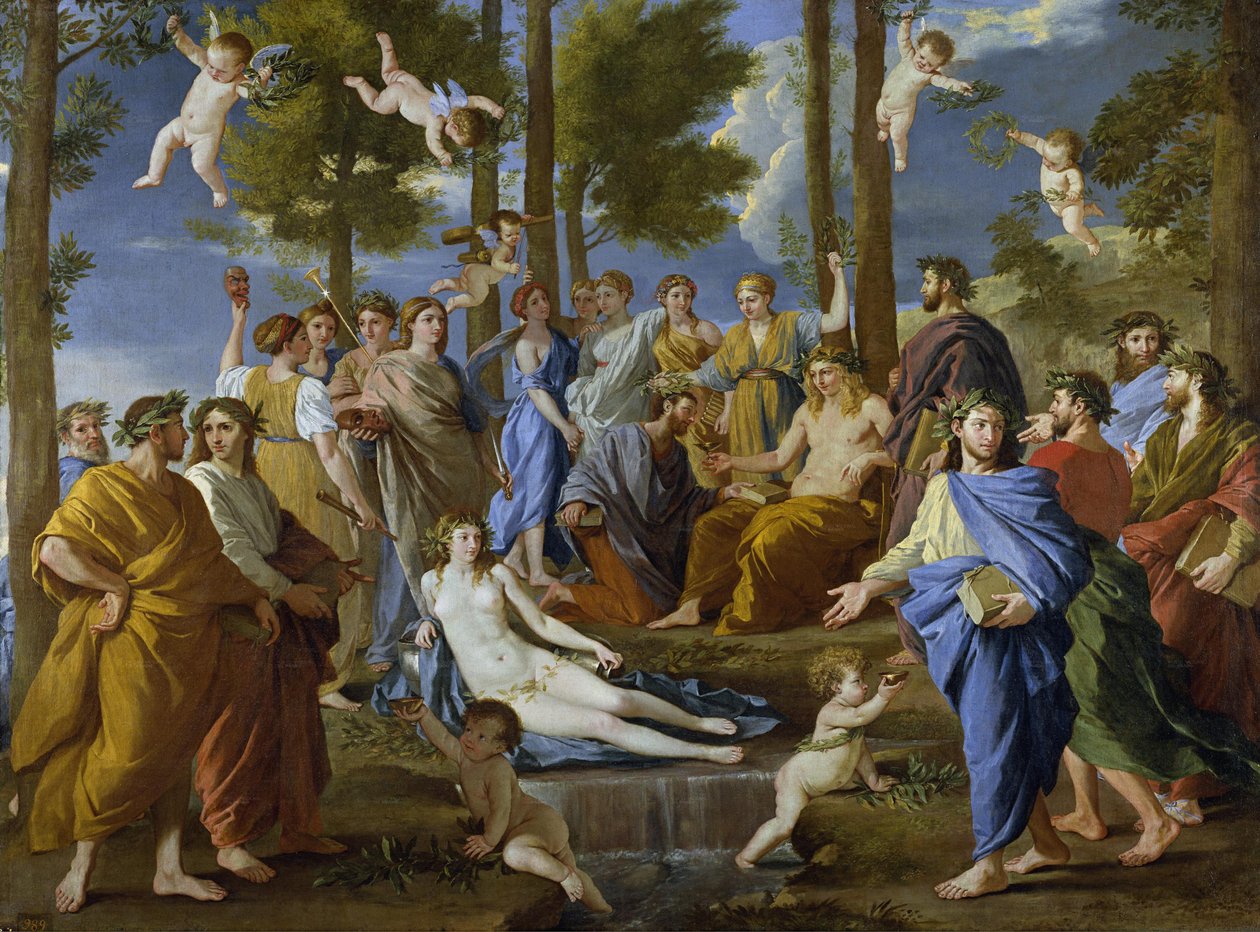 Parnassus tekijältä Nicolas Poussin