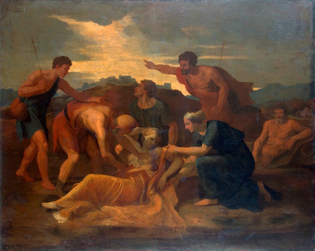 Kuningatar Zenobia, 1640-luku. tekijältä Nicolas Poussin