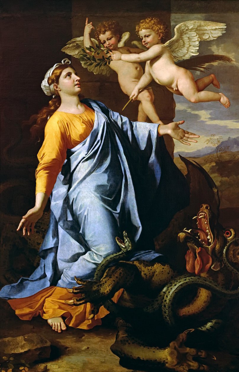 St. Margaret, 1638. tekijältä Nicolas Poussin