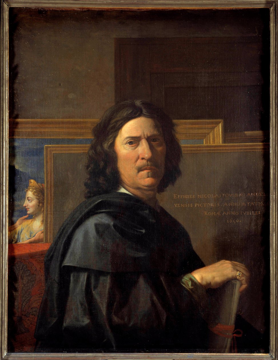 Omakuva 56-vuotiaana Nicolas Poussinin maalaus tekijältä Nicolas Poussin