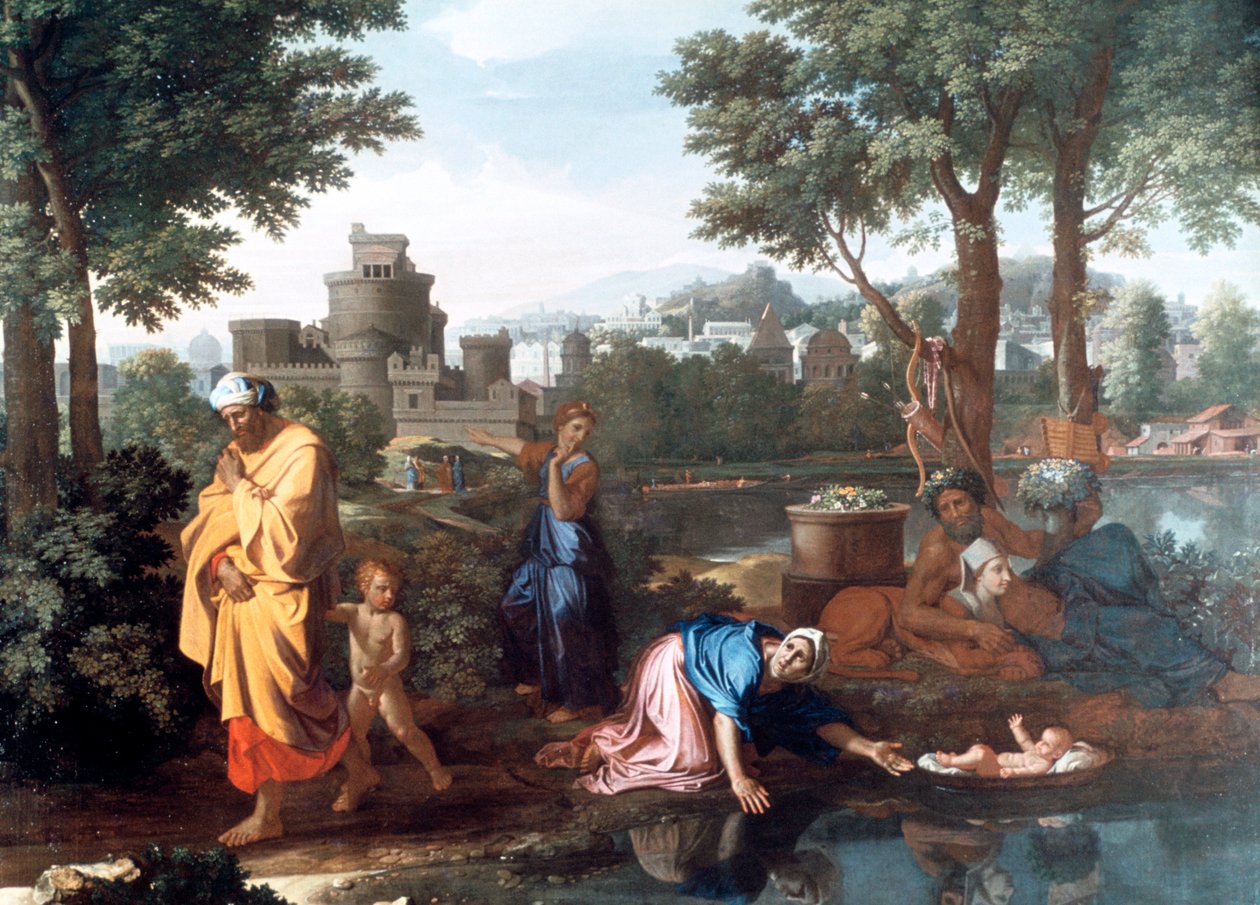 Mooseksen näyttely, 1654 tekijältä Nicolas Poussin