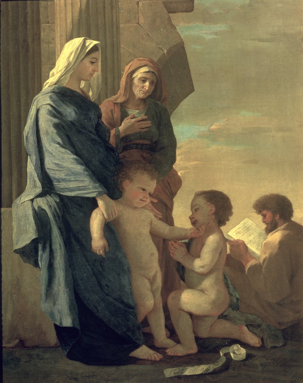 Pyhä perhe tekijältä Nicolas Poussin