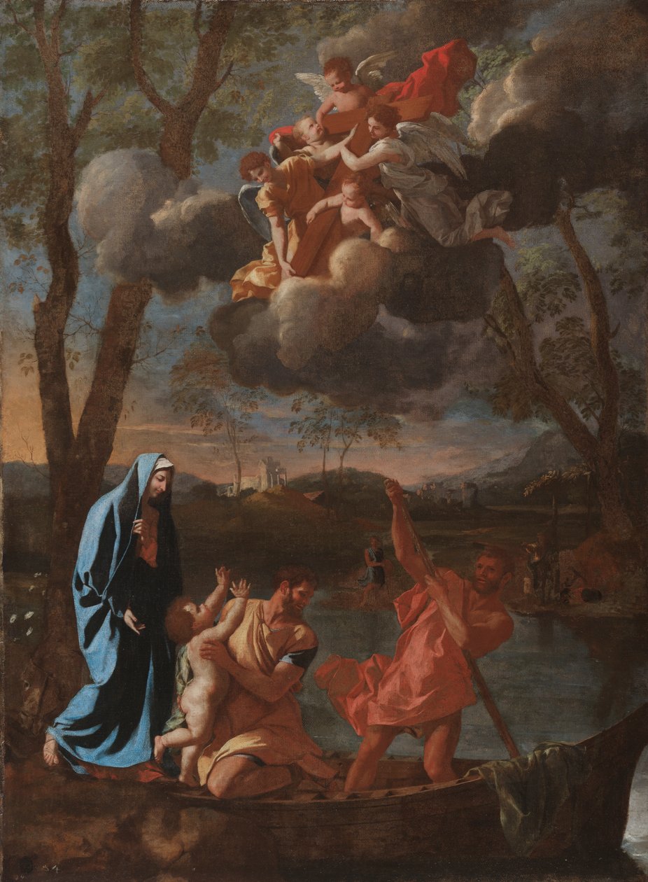 Pyhän perheen paluu Nasaretiin tekijältä Nicolas Poussin