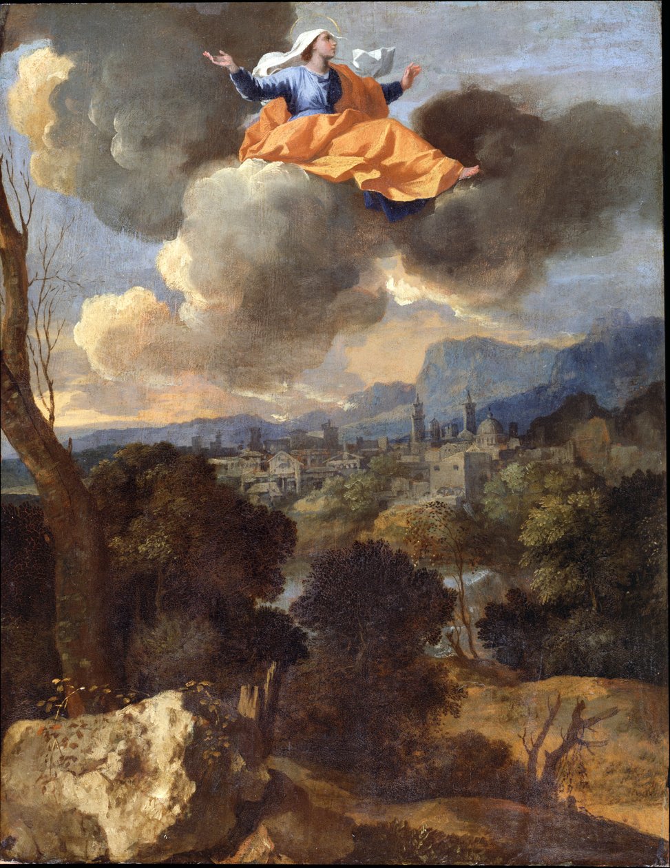 Die Übertragung der Heiligen Rita von Cascia tekijältä Nicolas Poussin