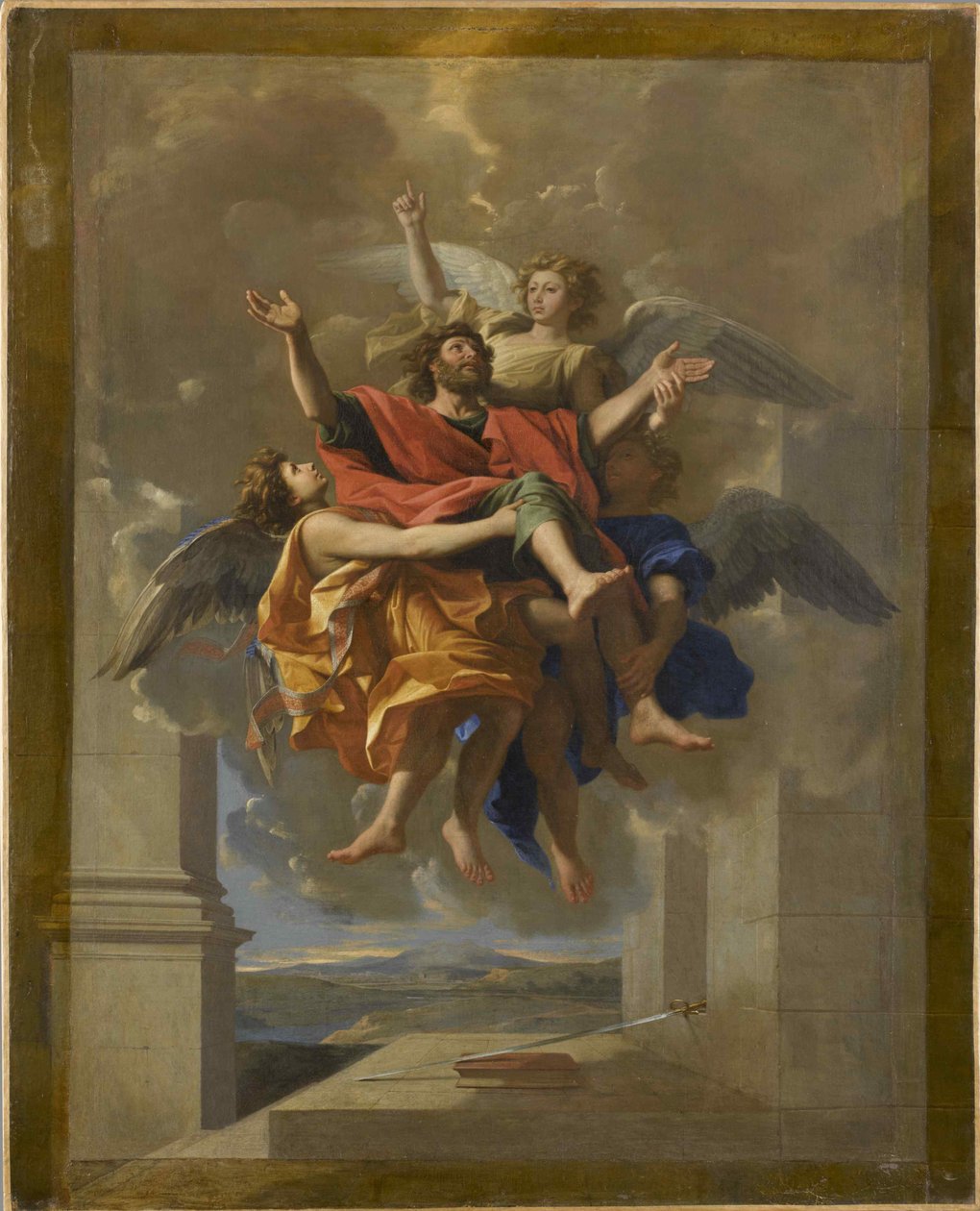 Pyhän Paavalin ekstaasi, 1650. tekijältä Nicolas Poussin