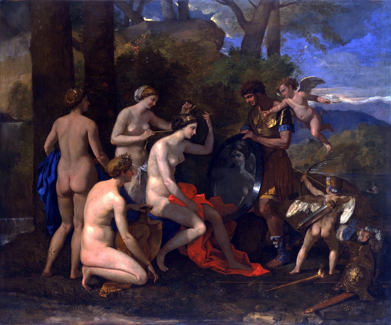 Venus ja Mars tekijältä Nicolas Poussin