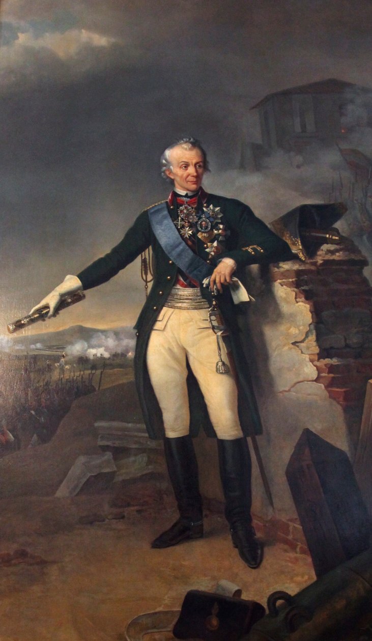 Aleksanteri Suvorov, Venäjän kenraali, 1833 tekijältä Nicolas Sebastien Froste