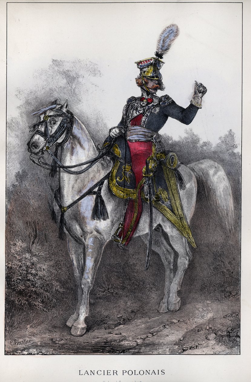 Imperiumin kaartin puolalaiset lancerit tekijältä Nicolas Toussaint Charlet