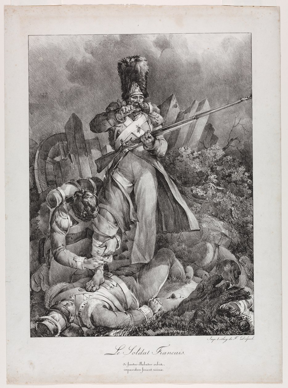 Ranskalainen sotilas Ranskalainen sotilas, 1818. tekijältä Nicolas Toussaint Charlet