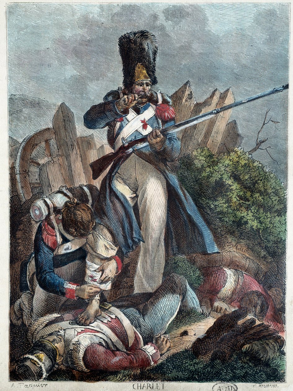 Ranskalainen sotilas. (Grenadier I empire wesse) Nicolas Toussaint Charlet