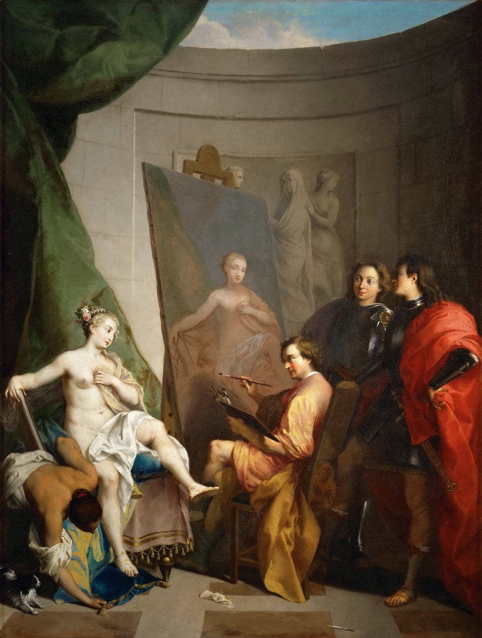 Apelles Painting Campaspe tekijältä Nicolas Vleughels