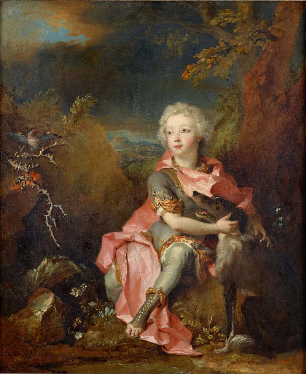 ""Aatelisen nuoren naisen muotokuva"" Nicolas de Largillieren (1656-1746) maalaus noin 1714 National Museum of Western Art, Tokio Japani tekijältä Nicolas de Largillière