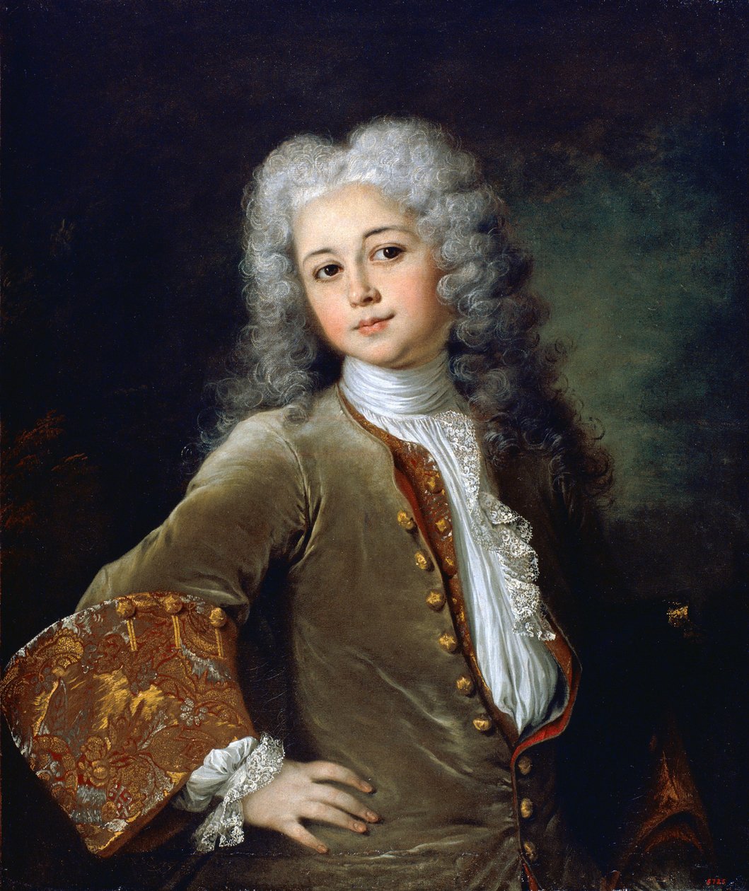 Nuoren miehen muotokuva peruukin kanssa - Nuoren miehen muotokuva peruukin kanssa - Nicolas de Largillieren (1656-1746) maalaus - um 1700 - Öljy kankaalle - 72,5x61 - Museu Nacional d