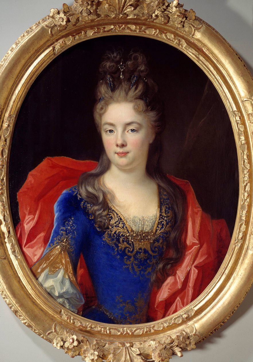 Rohanin prinsessa Levis Ventadourin muotokuva Anne Genevievestä (s. 1673) Nicolas de Largillieren (1656-1746) maalaus tekijältä Nicolas de Largillière