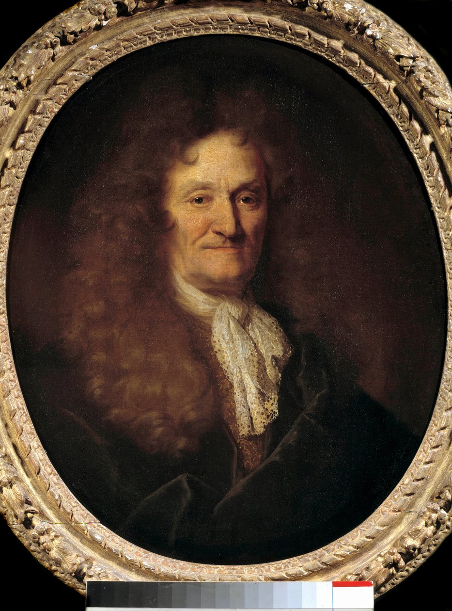 Jean de la Fontainen (1621-1695) muotokuva tekijältä Nicolas de Largillière