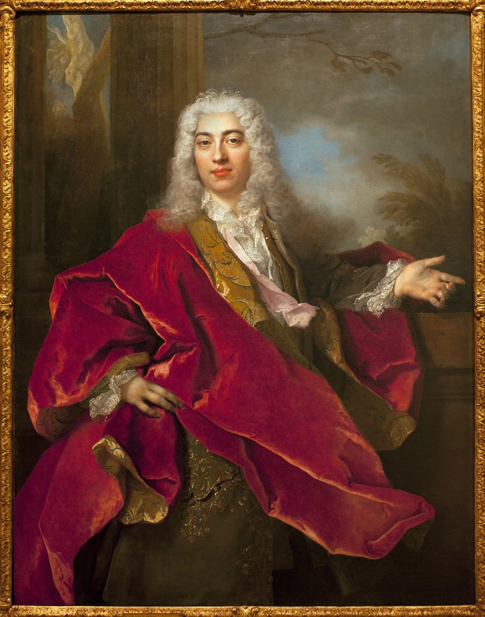Monsieur de Noirmontin muotokuva (?) - Nicolas de Largillieren (1656-1746) maalaus, öljy kankaalle, noin 1700 (Muotokuva herra de Noirmont, Nicolas de Largilliere, öljy kankaalle, noin 1700) - Muinaisten taiteiden museo Lissabonin (Portugali) tekijältä Nicolas de Largillière