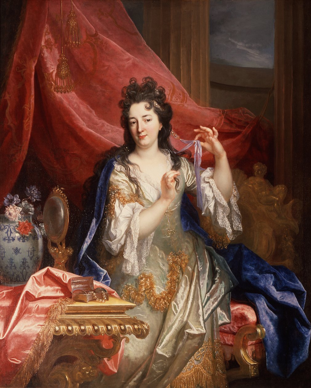 Naisen muotokuva, noin 1696 (öljy kankaalle). tekijältä Nicolas de Largillière