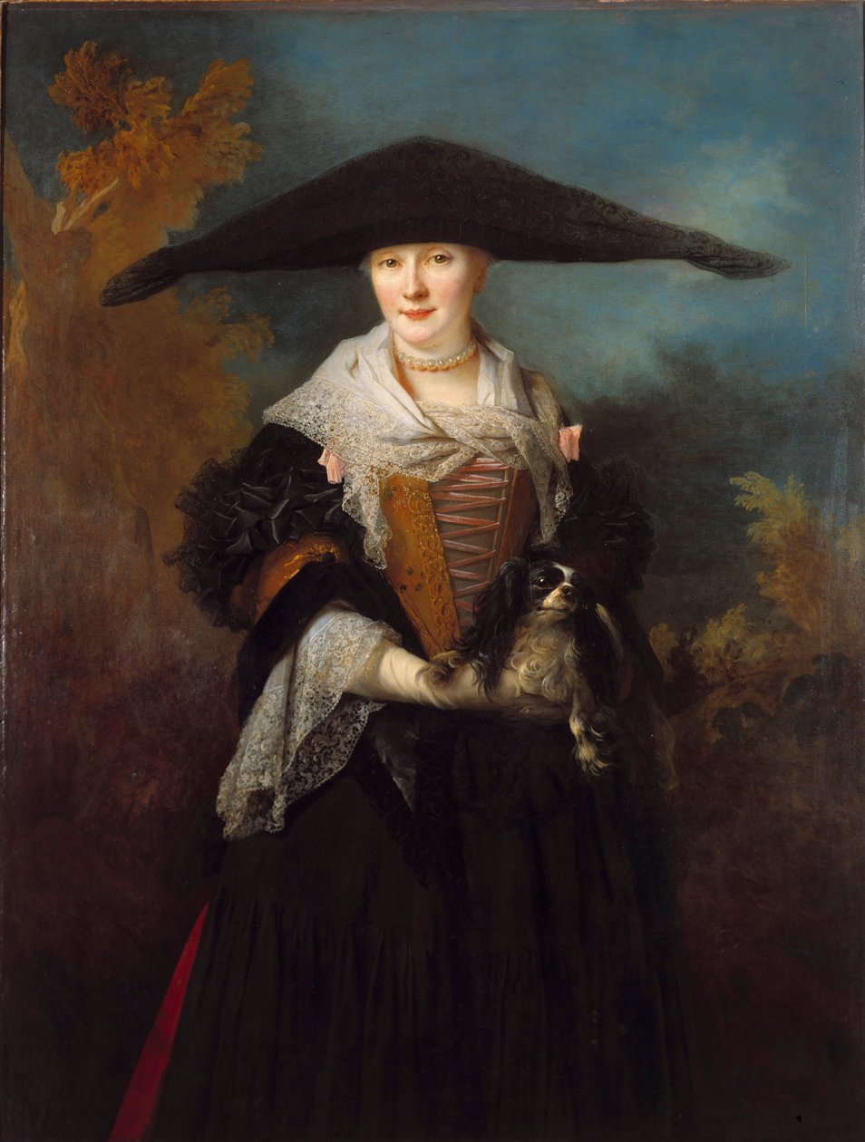 Muotokuva kauniista Strasbourgista Nicolas de Largillieren (1656-1746) maalaus 1703 Strasbourg, Musee des Beaux Arts. tekijältä Nicolas de Largillière