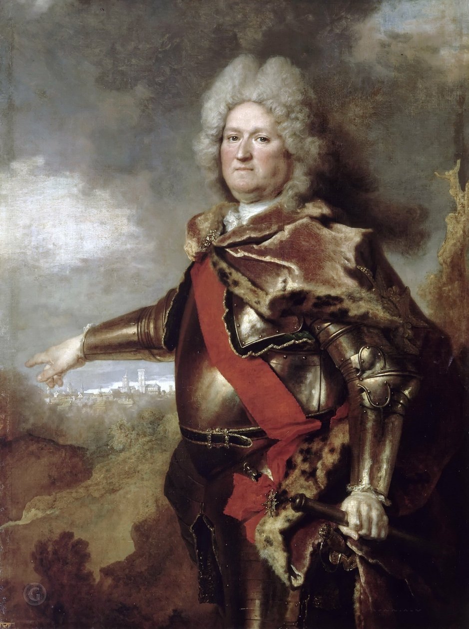 Antoine Le Prestre, Puy-Vaubanin kreivi (1654-1731), Béthunen kuvernööri. tekijältä Nicolas de Largillière