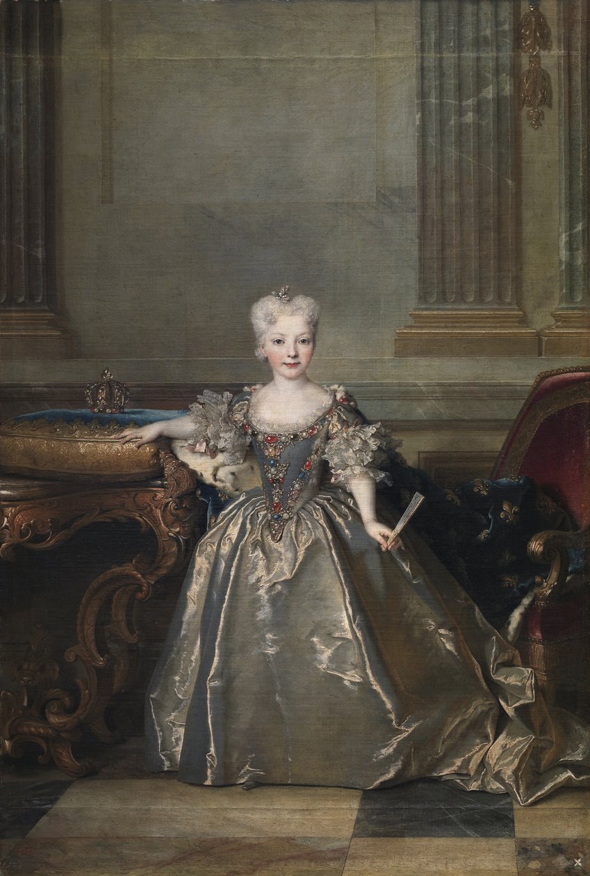 Espanjalainen Infanta Mariana Victoria, 1724 tekijältä Nicolas de Largillière