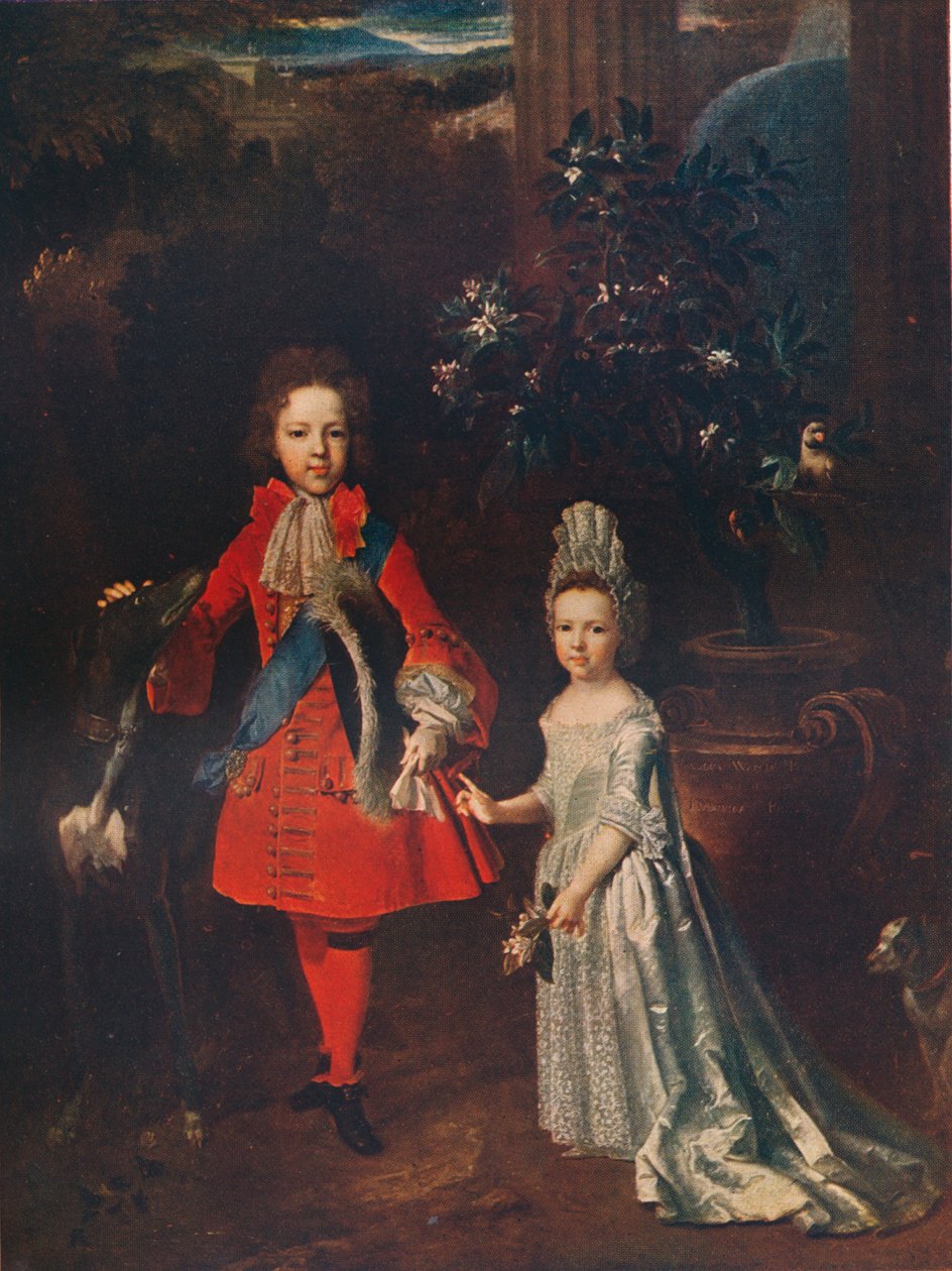 James Francis Edward Stuart 1688-1765, Louisa Maria Theresa Stuart 1692-1712, 1695, 1911 tekijältä Nicolas de Largillière
