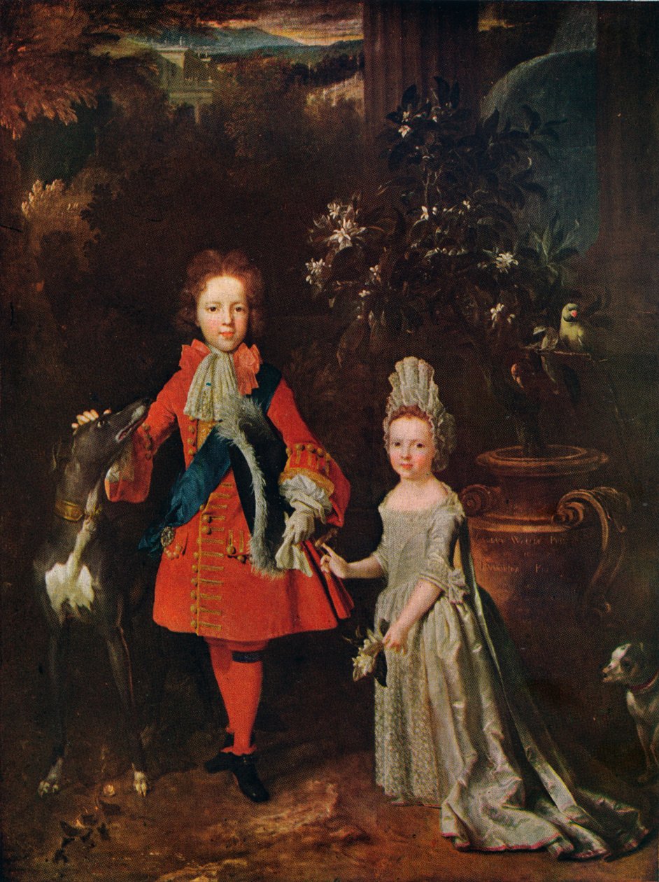 James Francis Edward Stuart 1688-1765, Louisa Maria Theresa Stuart 1692-1712, 1695, 1915 tekijältä Nicolas de Largillière