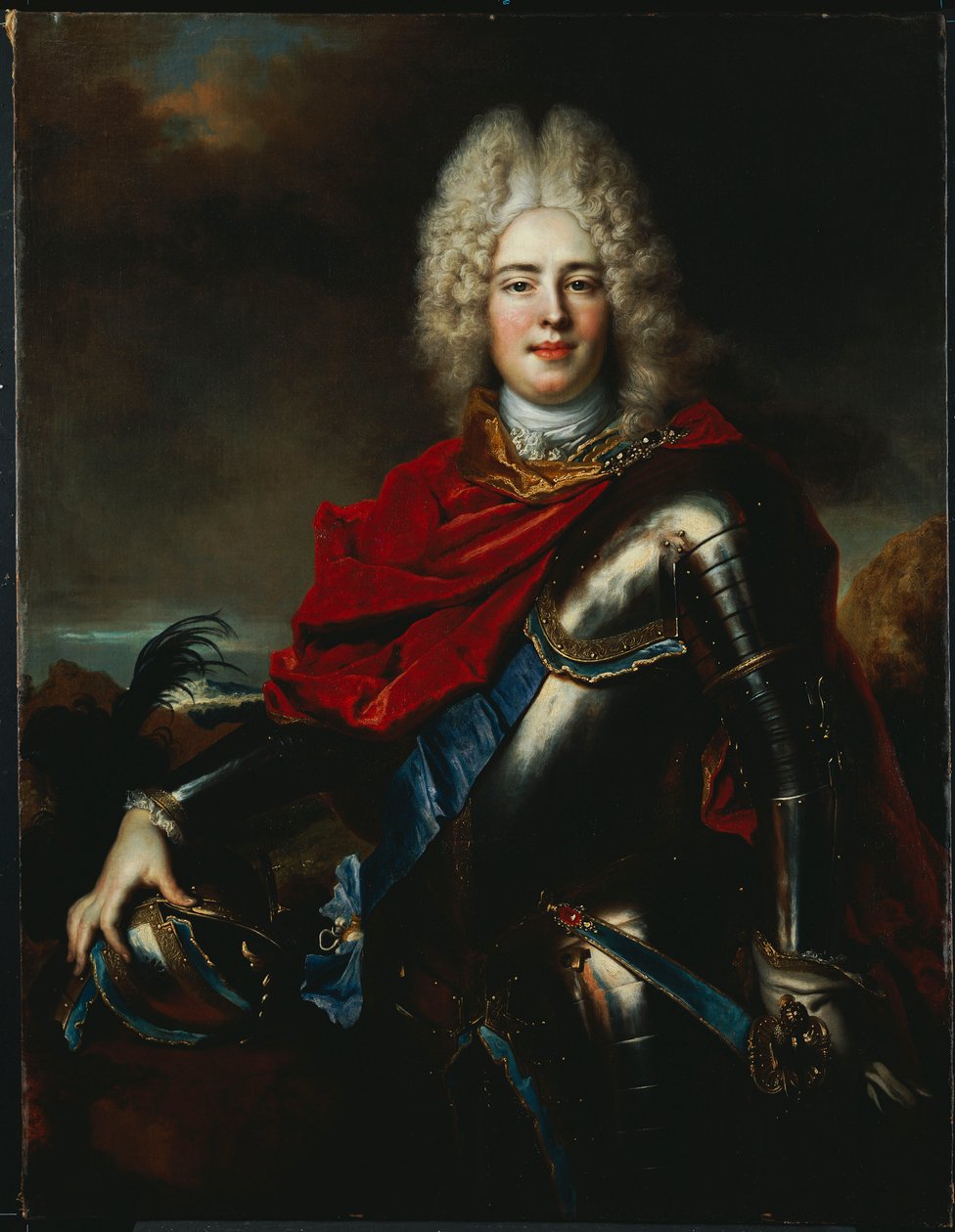 Muotokuva Frederick Augustus II:sta Sachsenista tekijältä Nicolas de Largillière