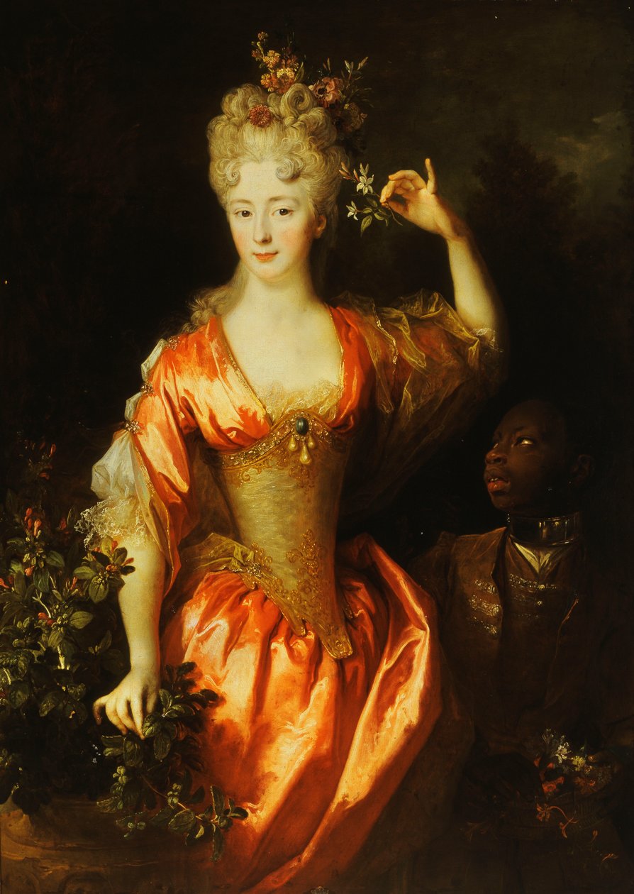 Marie-Marguerite-Elizabeth d"Algeren muotokuva tekijältä Nicolas de Largillière