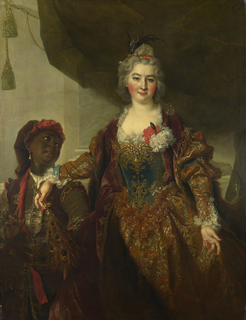 Prinsessa Rákóczin muotokuva 1649-1722, noin 1720 tekijältä Nicolas de Largillière