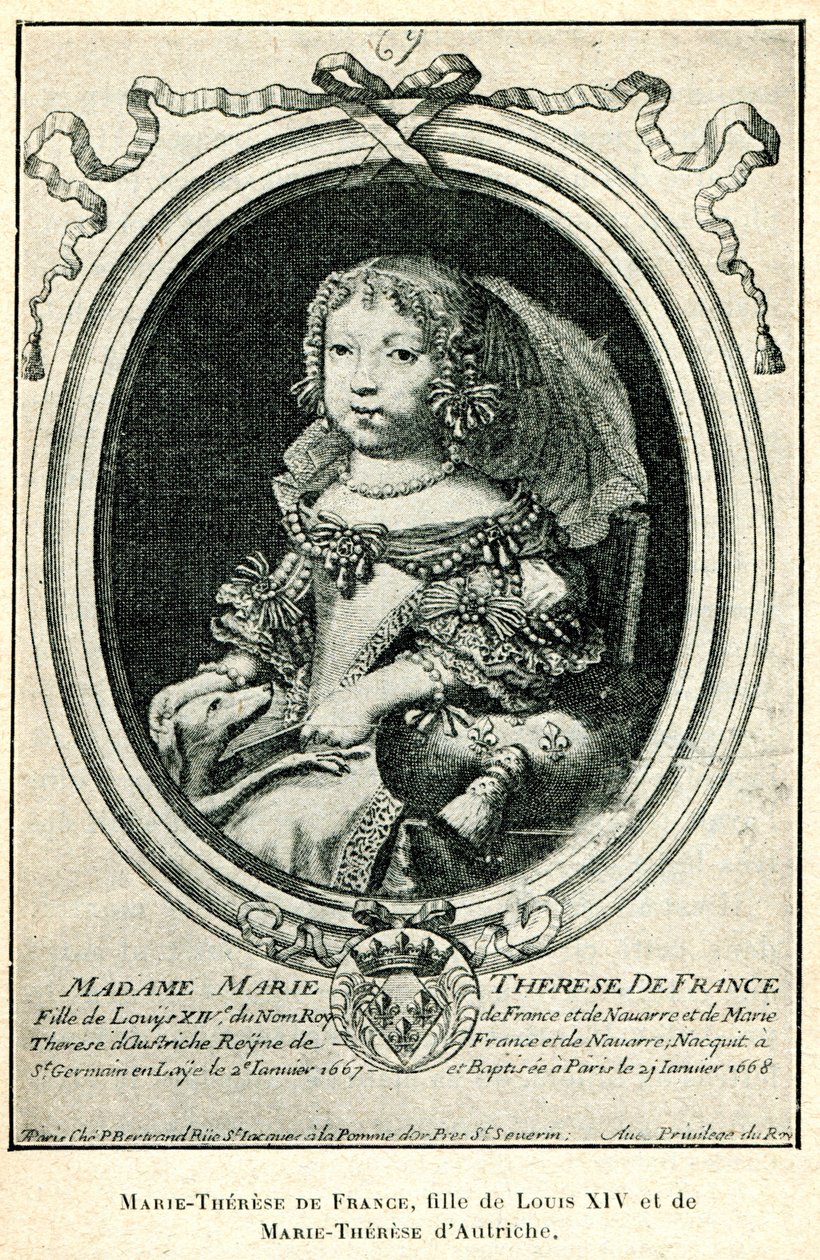 Cabanès, Princes of Education007 Ranskan Marie-Thérèse lapsena. tekijältä Nicolas de Larmessin
