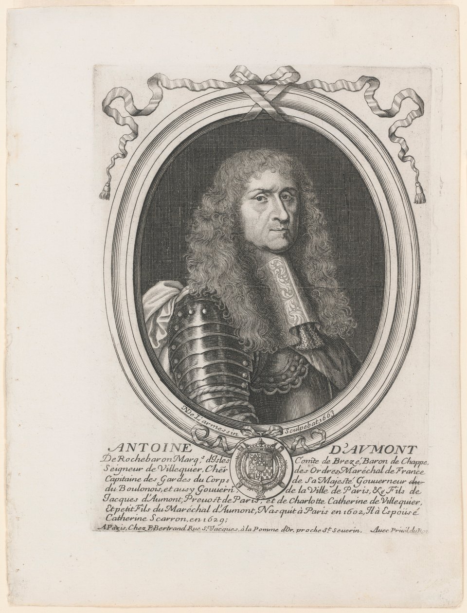 Muotokuva Antoine d tekijältä Nicolas de Larmessin