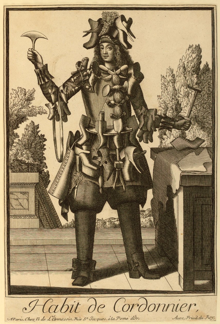 Suutarin puku [The Shoemaker] tekijältä Nicolas de Larmessin II
