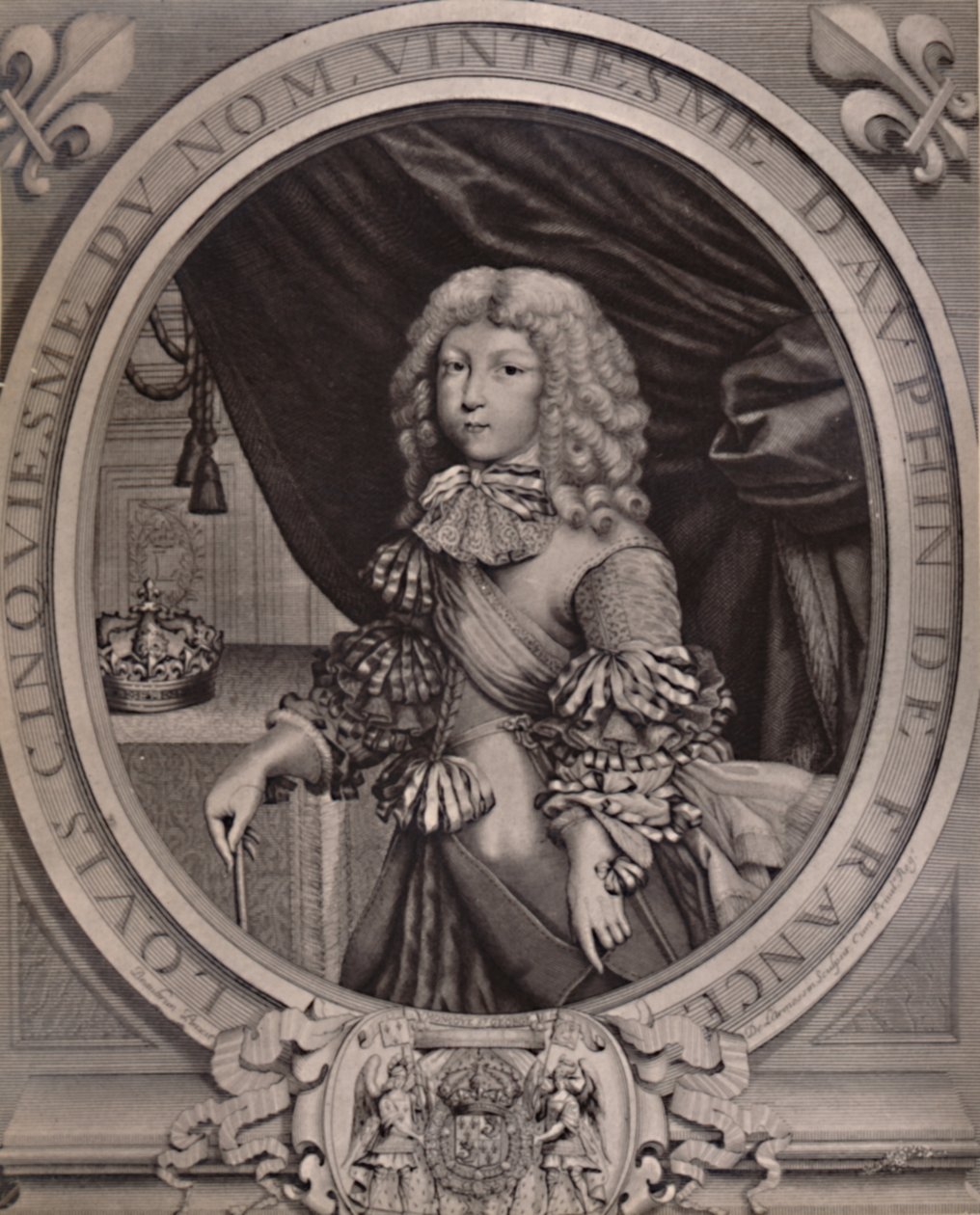 Louis Ranskalainen, Grand Dauphin, lapsena 1600-luvulla 1894 tekijältä Nicolas de Larmessin II