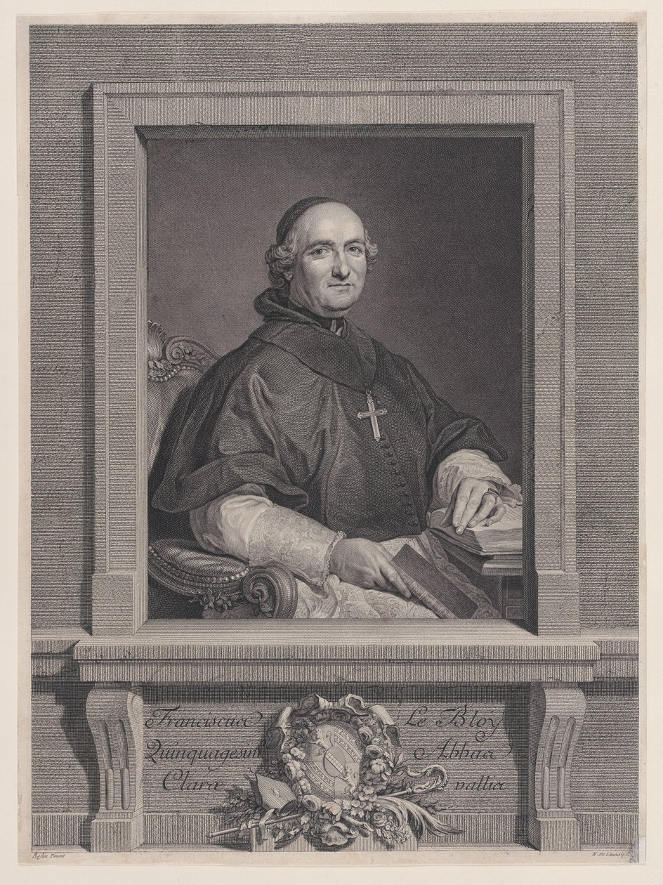 Francois Le Bloyn muotokuva, 1760-92, 1760-92. tekijältä Nicolas de Launay