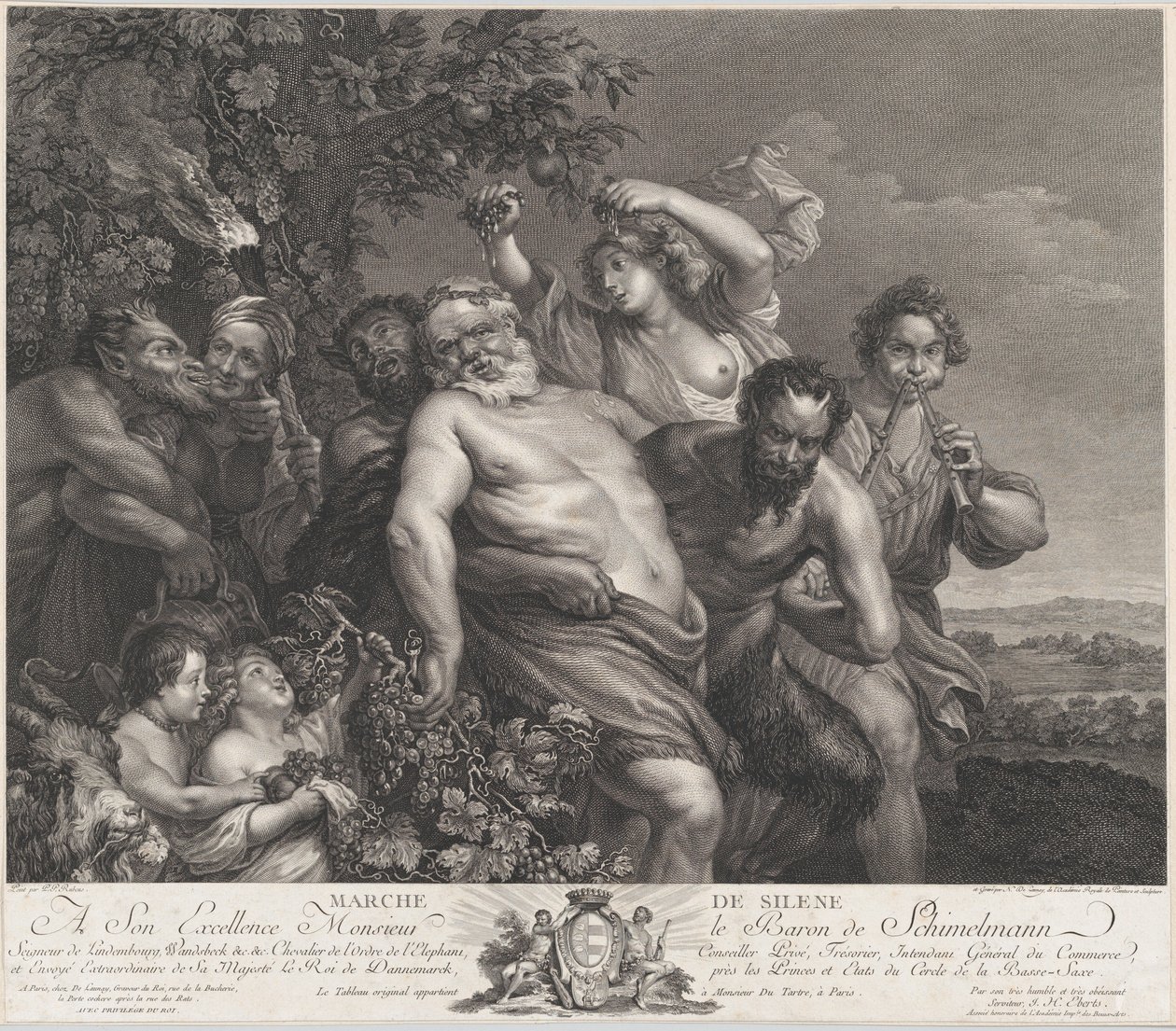 Silenuksen voitto, 1775-78, 1775-78. tekijältä Nicolas de Launay